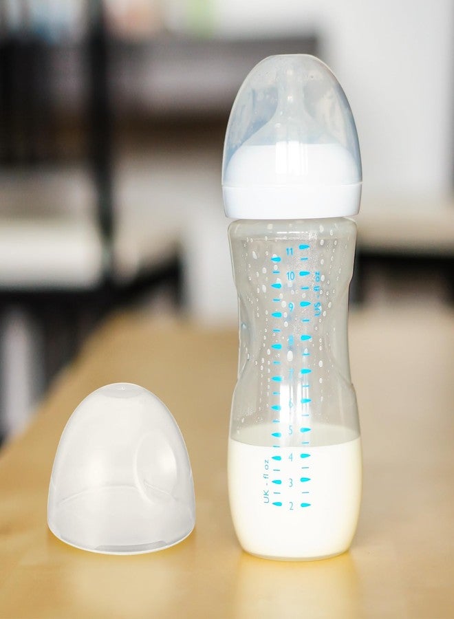 YONHTUTU 8 Count Baby Bottle Lids Compatible with Philips Avent Baby Bottles, Soft & Safe PP Bottle Caps for Avent Natural Plastic and Glass Bottles, BPA Free Baby Bottle Covers for Philip Avent Glass Bottle - Image 3